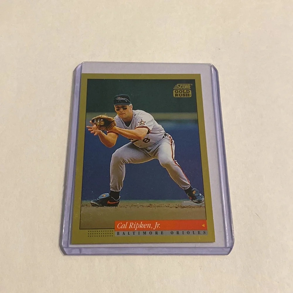 Cal Ripken, Jr. Gold Rush score.. card number 85 Baseball Card vintage